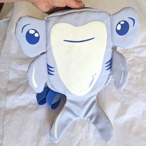 Cute Blue Shark Fish Mini Backpack Book bag Kids Small